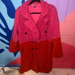 Colorblock coat